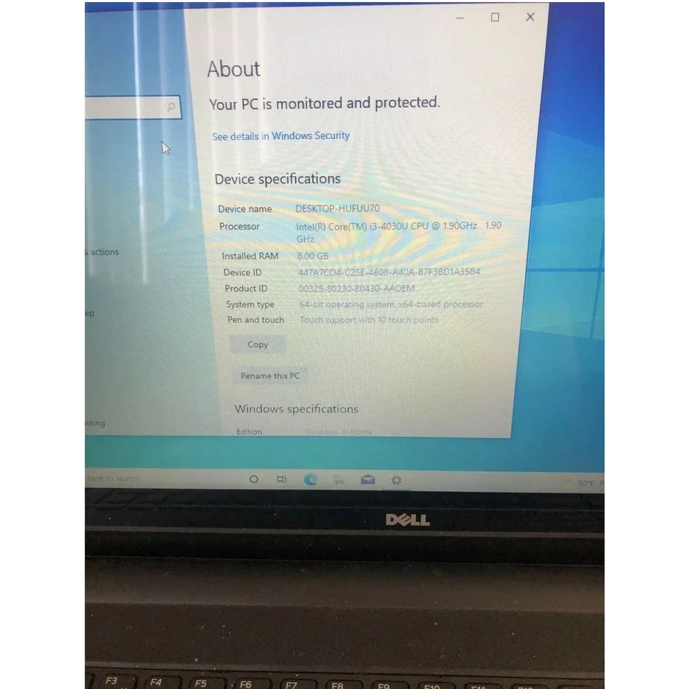 Dell Inspiron 15 5000 Series Touchscreen Laptop - 698GB HDD 8GB RAM